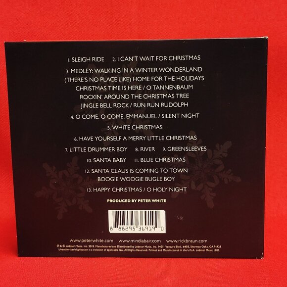 Peter White Christmas Live Featuring Mindi Abair & Rick Braun CD Signed 2015 - Picture 2 of 8